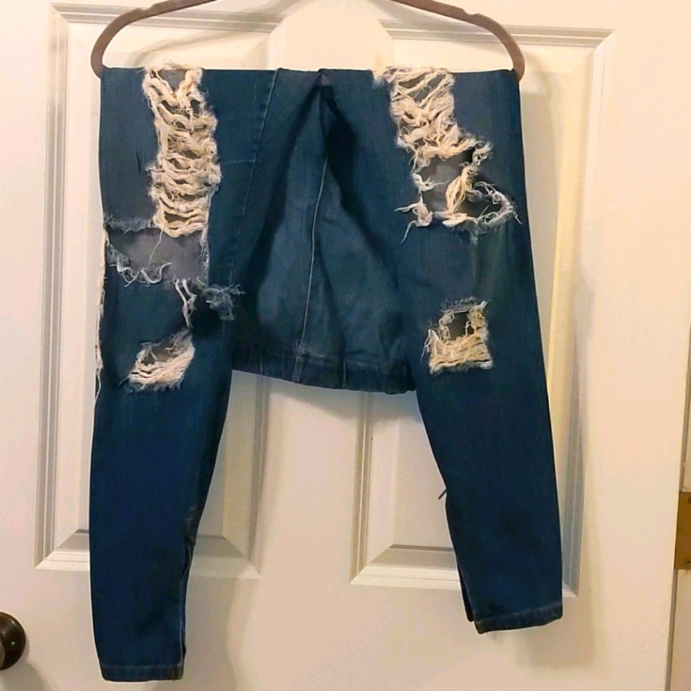 Joe's jeans ripped